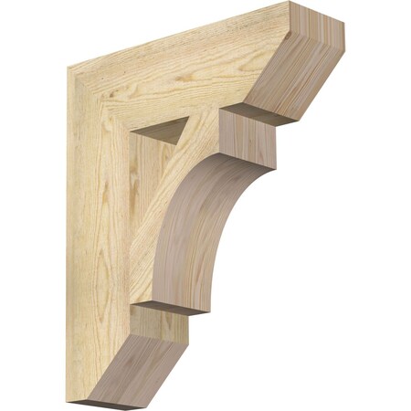 Westlake Slat Rough Sawn Bracket, Douglas Fir, 6W X 20D X 24H